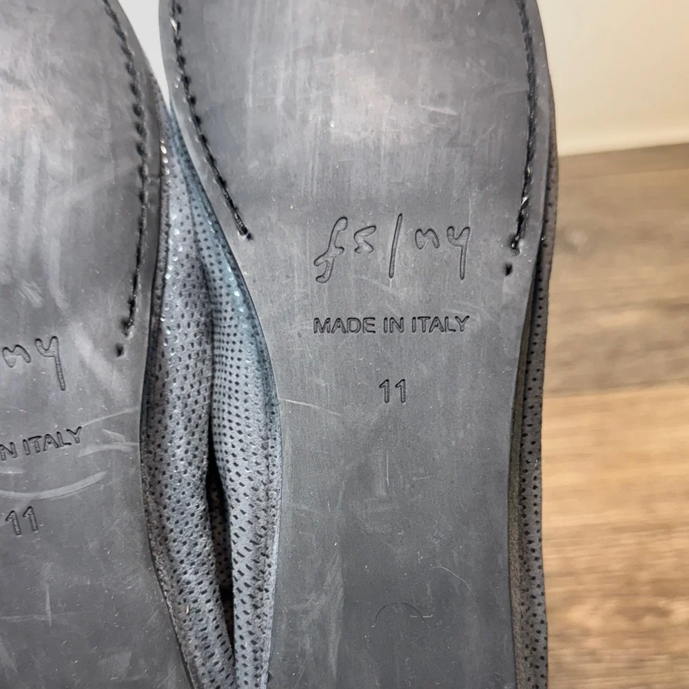 FS NY  Women's Gray Ballet made in Italy 🇮🇹 Flats size 11 (s95)